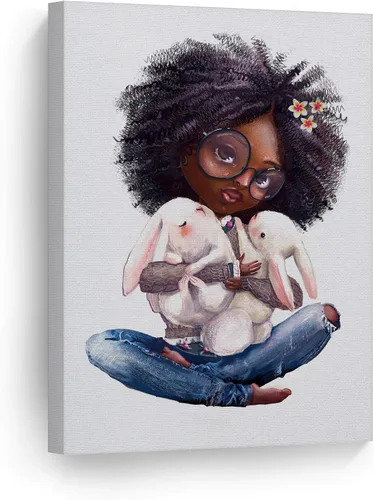 Vista 17 de SmileArtDesign V18 - Lienzo impreso y decorativo para pared, diseño africano