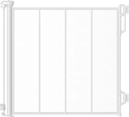 Vista 8 de Spaceany Puerta retráctil reforzada para bebés o puerta de malla para perros, fácil de usar para escaleras, puertas, pasillos, interiores