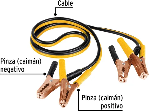 Vista 2 de Cables pases de corriente, 6.6 ft, 10 AWG, Pretul
