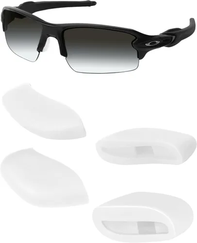 Vista 11 de Mryok Almohadillas de nariz de repuesto para Oakley Flak Draft/Flak 2.0/Flak 2.0 XL/Flak Jacket XLJ Sunglass - Opt Negro y Negro