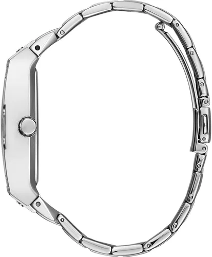 Vista 2 de GUESS - Reloj de cuarzo para mujer con correa de acero inoxidable color plateado 20 modelo GW0104L1