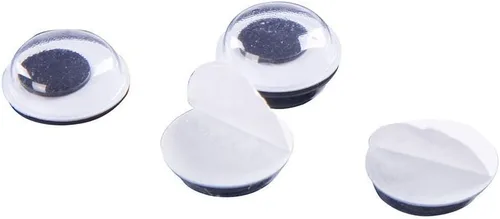 Vista 2 de DECORA Ojos redondos de 1.18 pulgadas con autoadhesivo, paquete de 240