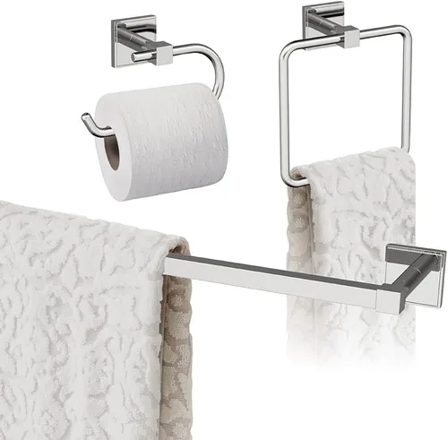Vista 20 de Amerock Níquel cepillado Appoint 5 piezas Juego de accesorios de baño