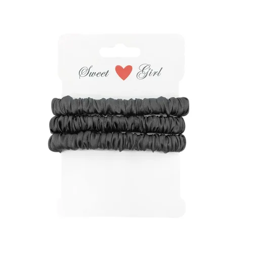 Vista 8 de Maxfeel 100% 0.98 pulgadas pura seda Muberry banda elástica para mujeres (0.98 pulgadas, 0.98 pulgadas, color negro, paquete de 3)