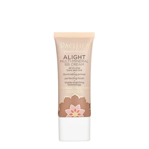Vista 16 de Pacifica Alight Multi-Mineral BB Cream Medium – Hidratante con tinte y base de cobertura & imprimador, cobertura de base natural transparente, 34