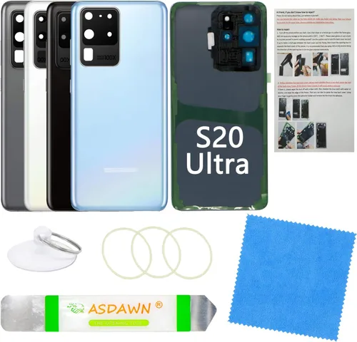 Vista 55 de Para Galaxy Note 8 SM-N950 All Carriers Reemplazo de cristal del panel Cinta preinstalada + lente de cámara preinstalada + kit de herramientas