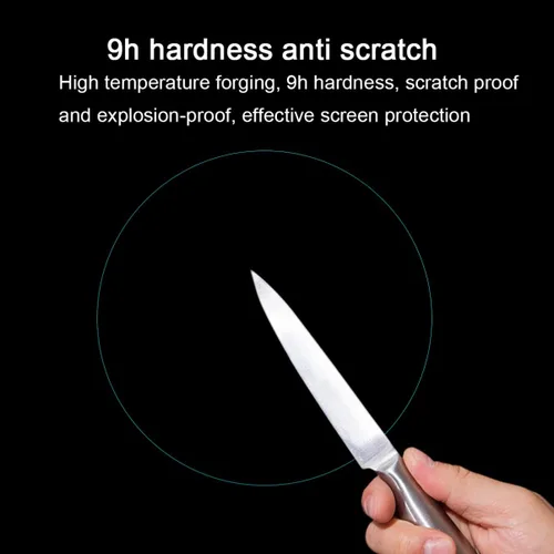 Vista 4 de Hemobllo Película de pantalla transparente 6 unids Película templada redonda Protector de pantalla Protector de cara Smartwatch Protectores