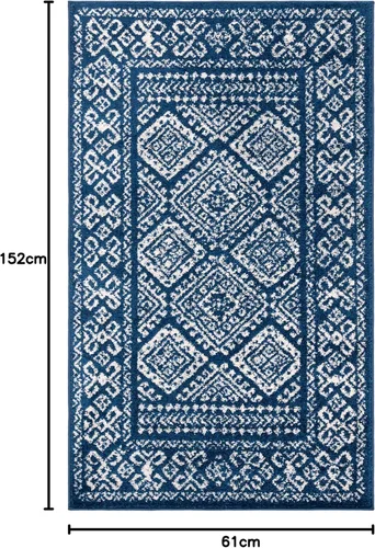 Vista 251 de Safavieh - Alfombra decorativa de la colección Tulum, modelo TUL264F, estilo marroquí, bohemio y desgastado, no suelta pelusa, para sala, vestíbulo