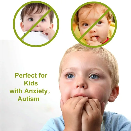 Vista 7 de 5 collares sensoriales masticables para niños sensoriales, collar de diente de tiburón, tratamiento de mordida de uñas para niños y adultos, YQZIYOU