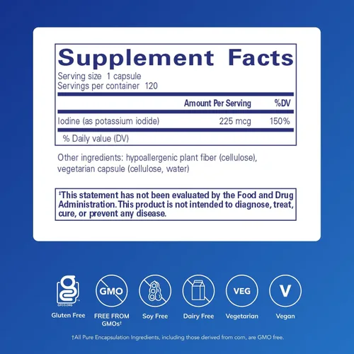 Vista 2 de Pure Encapsulations – Yodo (yoduro de potasio), 1