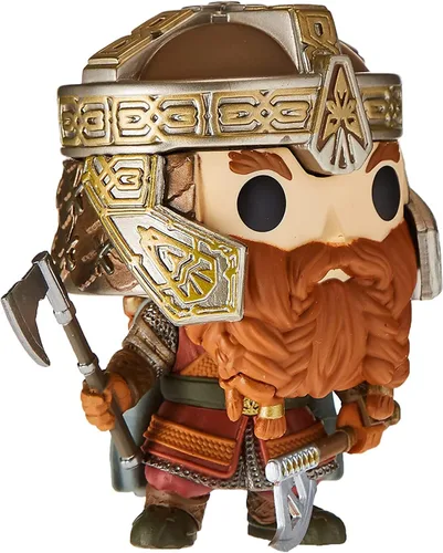Vista 3 de POP El Señor de los Anillos - Figura de vinilo Gimli Funko POP (paquete con funda protectora compatible con POP Box), multicolor, 3.75 pulgadas