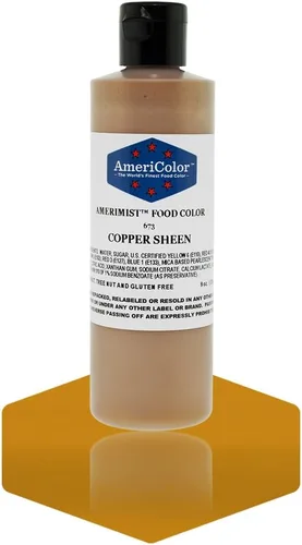 Vista 5 de AmeriColor Amerimist Color para Aerógrafo .65 Onzas, Azul Perla Brillante