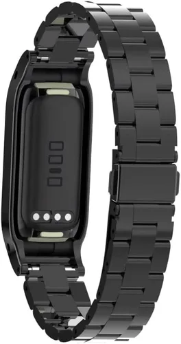 Vista 2 de T-BLUER Correa de repuesto de metal de acero inoxidable compatible con Fitbit Luxe Fitness Tracker