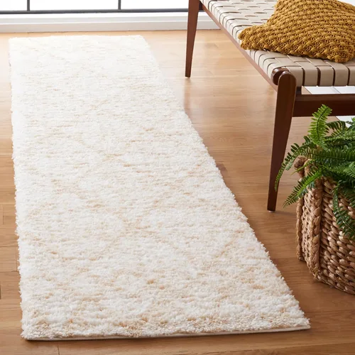 Vista 15 de SAFAVIEH Berber Shag Collection - Alfombra para pasillo, 2 pies 3 pulgadas x 8 pies, color gris y marfil, diseño bohemio rústico, no desprende