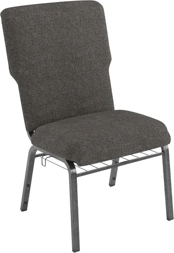 Vista 18 de Flash Furniture Advantage - Silla de iglesia con descuento de mármol negro, 21 pulgadas de ancho