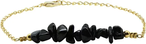 Vista 9 de Gempires Natural Chips Bar Bracelet, Energy Healing Crystals, Birthday, Gift for Her, Gemstone Jewelry 8 inch