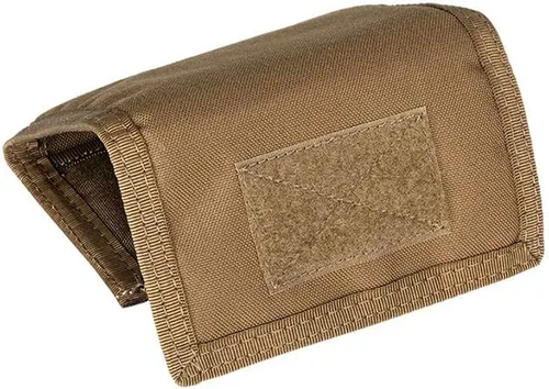 Vista 5 de EXCELLENT ELITE SPANKER Cartera triple de nailon para hombre, tarjetero táctico militar con bolsillo para monedas, cartera al aire libre, Marrón