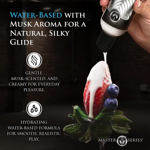 Vista 3 de MASTER SERIES Crema blanca perfumada a base de agua Body Glide 8.5 oz para hombres, mujeres