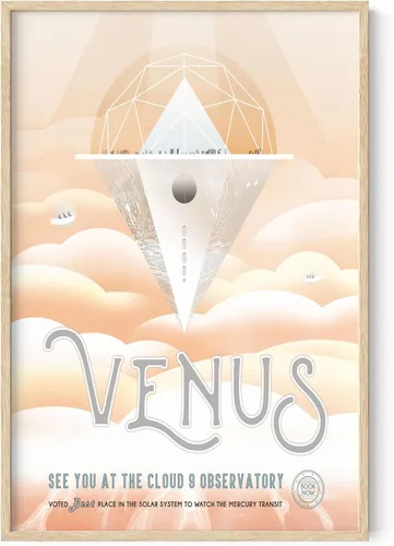 Vista 57 de HAUS AND HUES Arte de pared espacial – Pósteres espaciales vintage, póster JPL de la NASA, pósteres vintage de la NASA para paredes, arte de pared