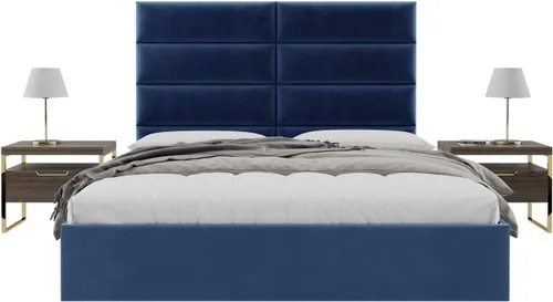 Vista 43 de Vänt - Paneles tapizados de cabecera para montar en la pared, diseño Elizabeth, 120 x 46 pulgadas, configuración de 16 paneles individuales