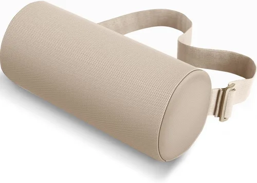 Vista 10 de CushZone Almohada de soporte lumbar para rodillo, cojín trasero de espuma Negro