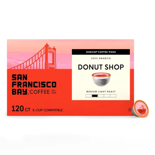 Vista 23 de SF Bay Coffee Organic Rainforest Blend, 12 unidades, Cápsulas de café compostables, tostado medio, compatible con K Cup incluyendo Keurig