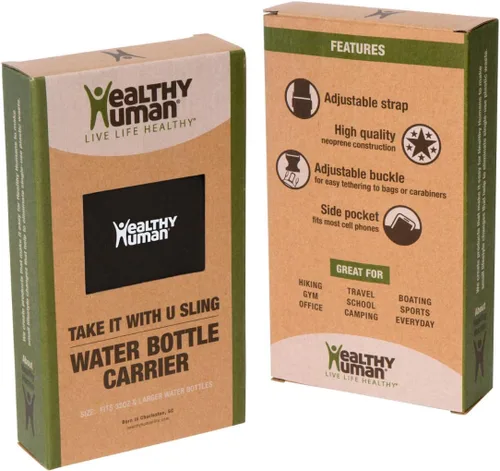 Vista 6 de Healthy Human Botella de agua Take Me with U Sling