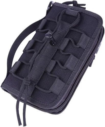 Vista 3 de Pasaporte cartera titular para hombres y mujeres viaje impermeable tarjeta de crédito y dinero bolsa multifuncional familia cremallera teléfono