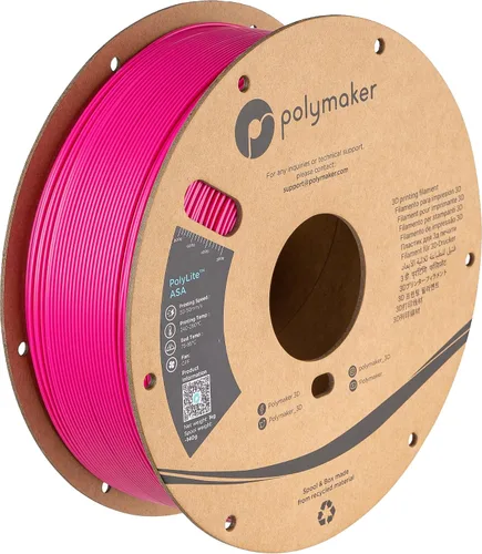 Vista 32 de Polymaker Filamento ASA de 0.07 in, negro, 2.2 lbs, resistente a los rayos 4.370 – 0.07 in negro (código hexagonal: #17161a)