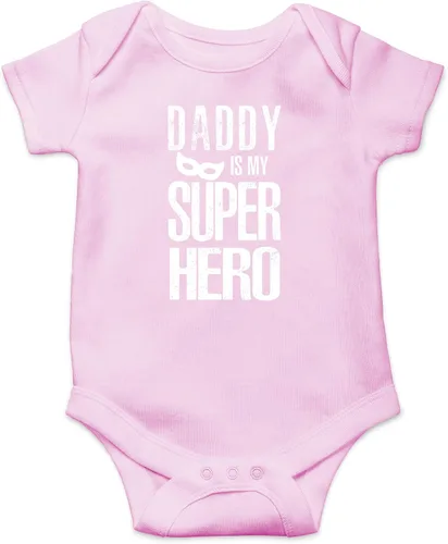 Vista 5 de CBTwear Daddy Is My Superhero - Ropa de bebé - Divertidos trajes para recién nacidos para niños y niñas