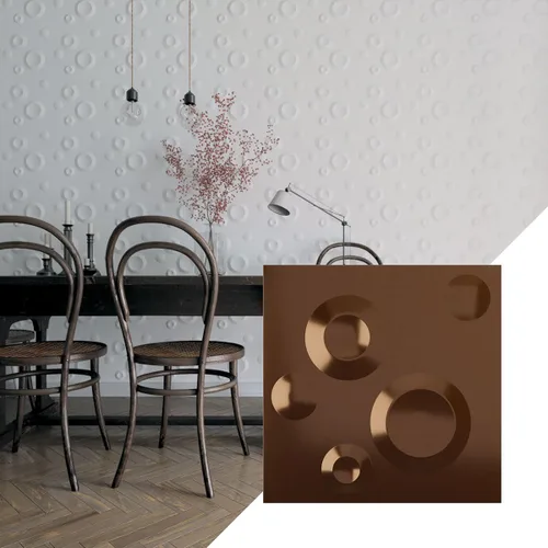 Vista 13 de Ekena Millwork WP12X12COWH Cole EnduraWall - Paneles decorativos de pared 3D de 11 7/8 pulgadas de ancho x 11 7/8 pulgadas de alto, color blanco