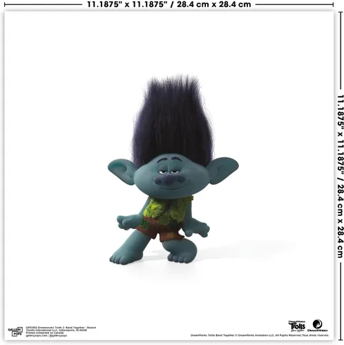 Vista 4 de Trends International Gallery Pops Trolls Band Together - Paquete de arte de pared Brozone (paquete de 6)