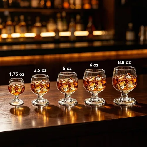 Vista 7 de Valeways Juego de 6 mini vasos de chupito de 1.75 onzas, transparentes, súper lindos, perfectos para degustar brandy - Snifters de vidrio