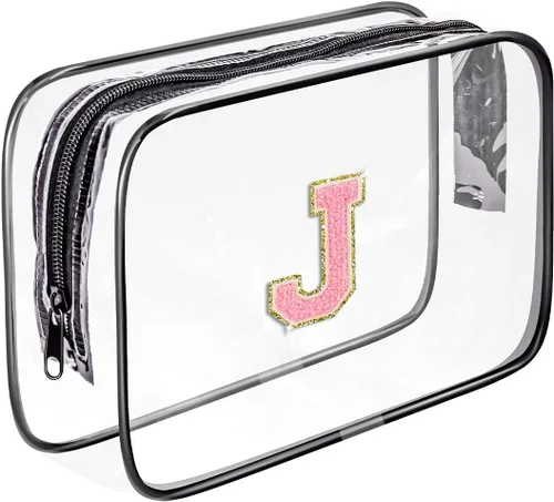 Vista 11 de Bolsa de aseo transparente Fodofodo, bolsa de aseo de viaje portátil, bolsa de maquillaje impermeable, organizador de almacenamiento de cosméticos