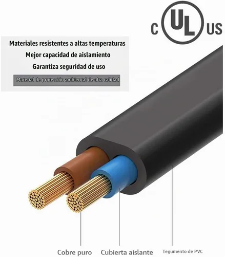 Vista 3 de Cable de alimentación de repuesto para iRobot Roomba – [listado por UL] Extensión de 6 pies para iRobot Roomba Base de carga integrada para el hogar