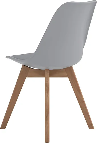 Vista 8 de Coaster Home Furnishings Caballo 110132 - Silla de comedor (polipropileno, 2 unidades), color gris