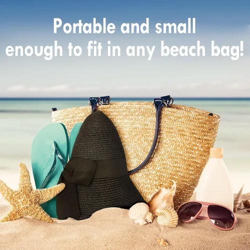 Vista 7 de Verabella - Sombreros de sol para mujer ligeros, plegables y fáciles de empacar para playa, FPU 50+