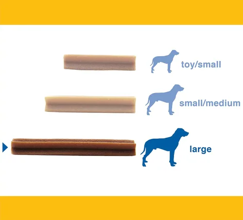 Vista 2 de Pedigree Dentastix - Golosinas grandes para perros, (2) paquetes de 3.24 libras (60 golosinas)