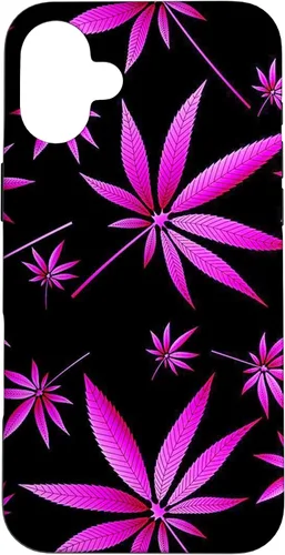 Vista 23 de Weed Reggae Marihuana Cannabis 420 Pot Weed Leaf Stoner - Funda de regalo para iPhone 17