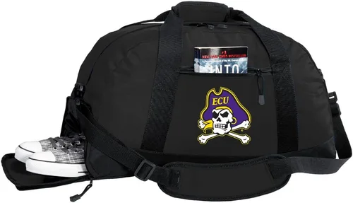 Vista 37 de Texas A&M Bolsa de lona - Texas A&M Aggies - Bolsas de gimnasio con bolsillo para zapatos, Negro
