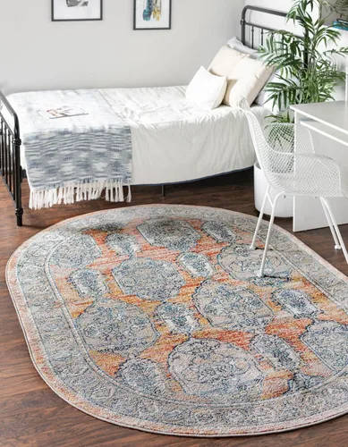 Vista 12 de Unique Loom Lola Collection - Alfombra de área, atrevida (2 pies 2 pulgadas x 3 pies 1 pulgada, rectangular, gris/marfil)