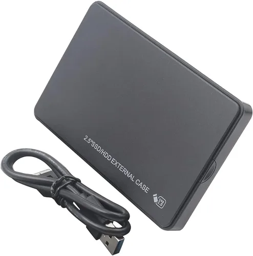 Vista 6 de JacobsParts 2.5" SATA USB 3.0 Disco duro sin herramientas HDD SSD Caja externa