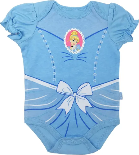 Vista 5 de Disney Princesa Ariel Cenicienta Aurora - Body y diadema para bebé recién nacido a bebé
