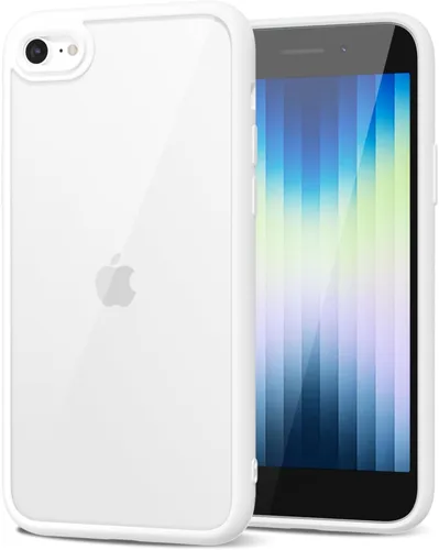 Vista 107 de LoeoeL para iPhone 8 Plus/ 7 Plus Funda Transparente, Funda Híbrida de Teléfono [Plástico Duro y Parachoques de Silicona Suave] Cubierta Protectora