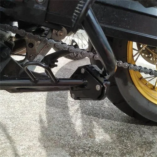 Vista 7 de Soporte de extensión lateral Soporte de extensión y tapa de llenado de aceite para Suzuki DL650 V-Strom 650 XT 650XT Vstrom650 (Color A Negro)