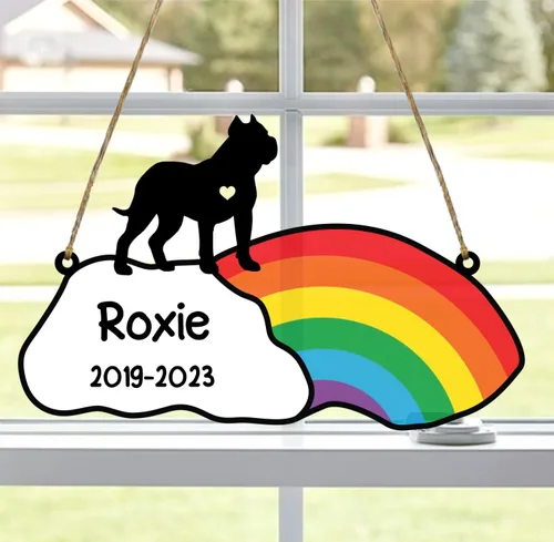 Vista 113 de LOVELYPOD Rainbow Bridge - Regalos conmemorativos para mascotas, regalos conmemorativos para perros afganos por pérdida de sabueso afgano, regalo