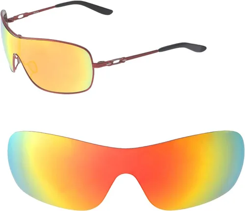 Vista 3 de Walleva Lentes de repuesto para gafas de sol Oakley Distress (serie OO4073), múltiples opciones disponibles