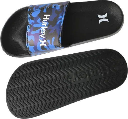 Vista 8 de Hurley Naia - Sandalias de deslizar para niñas y niños, pantuflas de puesta fácil con correa ajustable, sandalias para niños