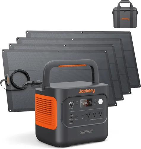 Vista 16 de Jackery Explorer 2000 v2 Estación de Energía y 2 * Paneles Solares de 100W, Batería de Reserva LiFePO4 de 2042Wh para el Hogar, Generador Solar