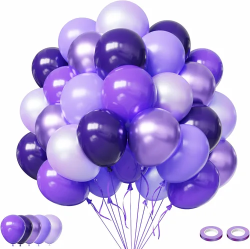 Vista 14 de Globos rojos y negros, 57 globos rojos de 12 pulgadas, globos negros para bodas, Año Nuevo, graduación, decoración de fiesta de cumpleaños